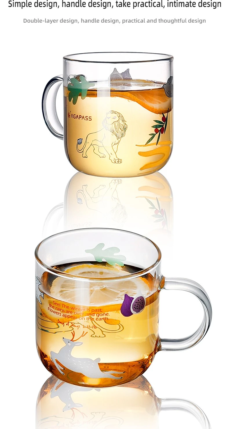 borosilicate glass coffee mug borosilicate glass coffee mug
